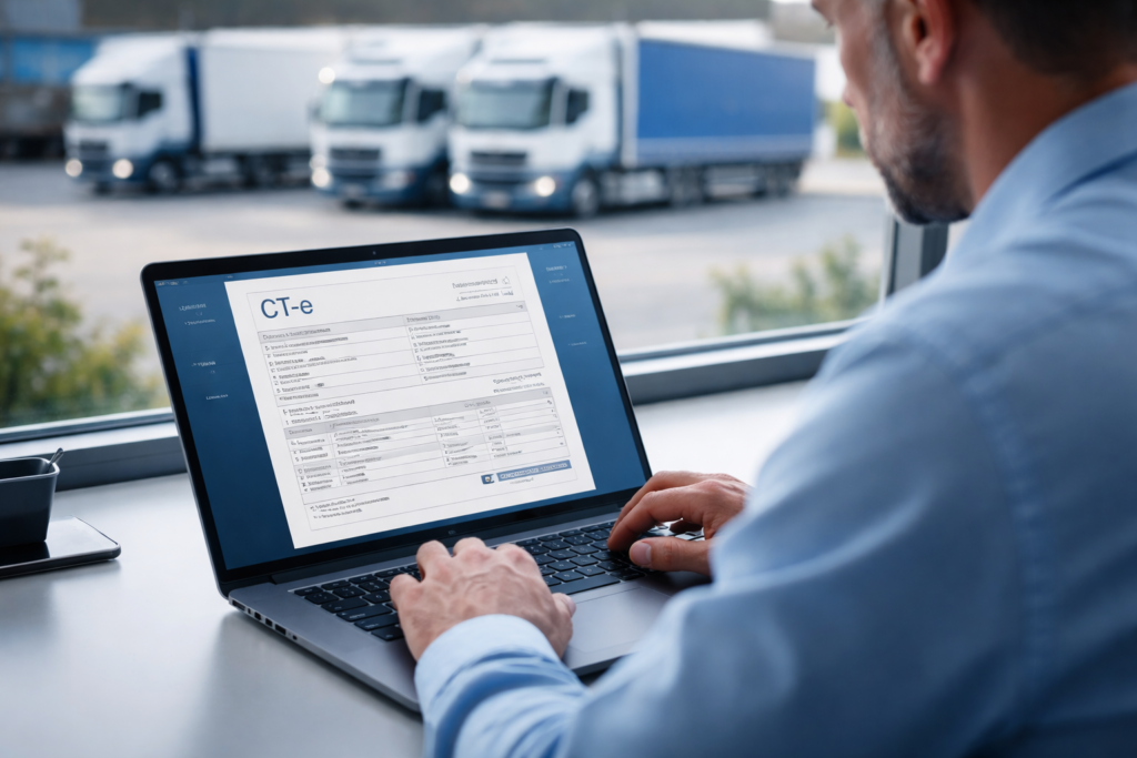 emissão de CT-e como documento fiscal para transporte