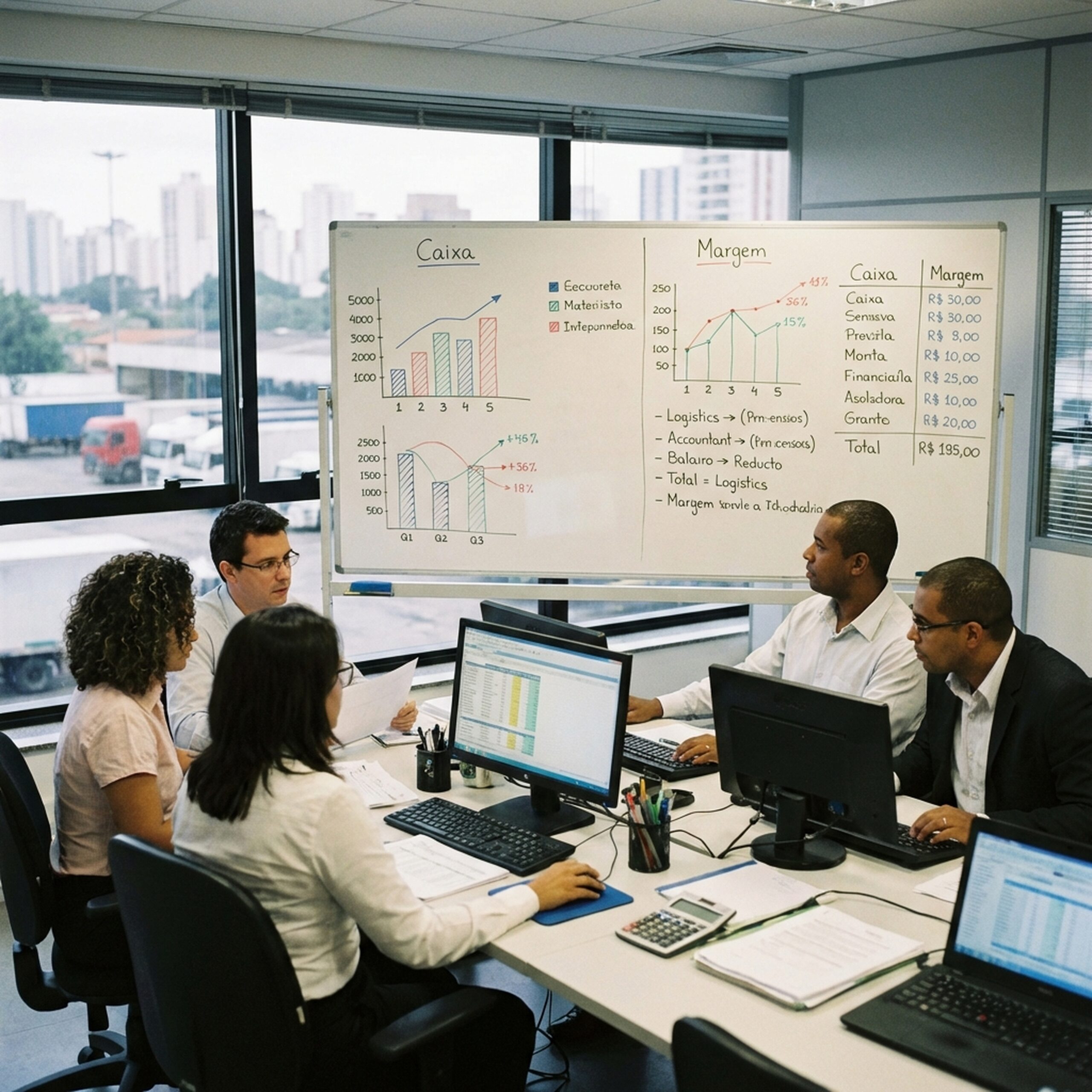 Controle financeiro para transportadora: como organizar caixa e margem no TRC para transportadoras