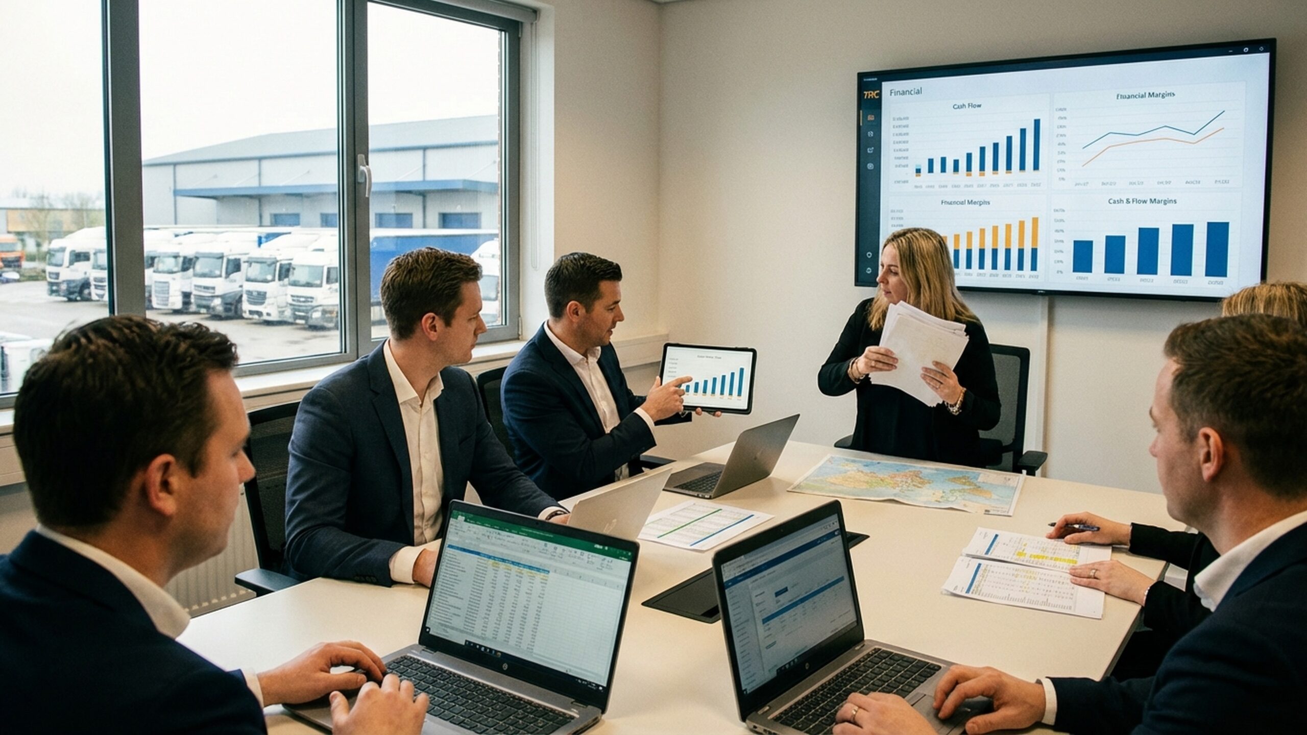 Controle financeiro para transportadora: como organizar caixa e margem no TRC para transportadoras