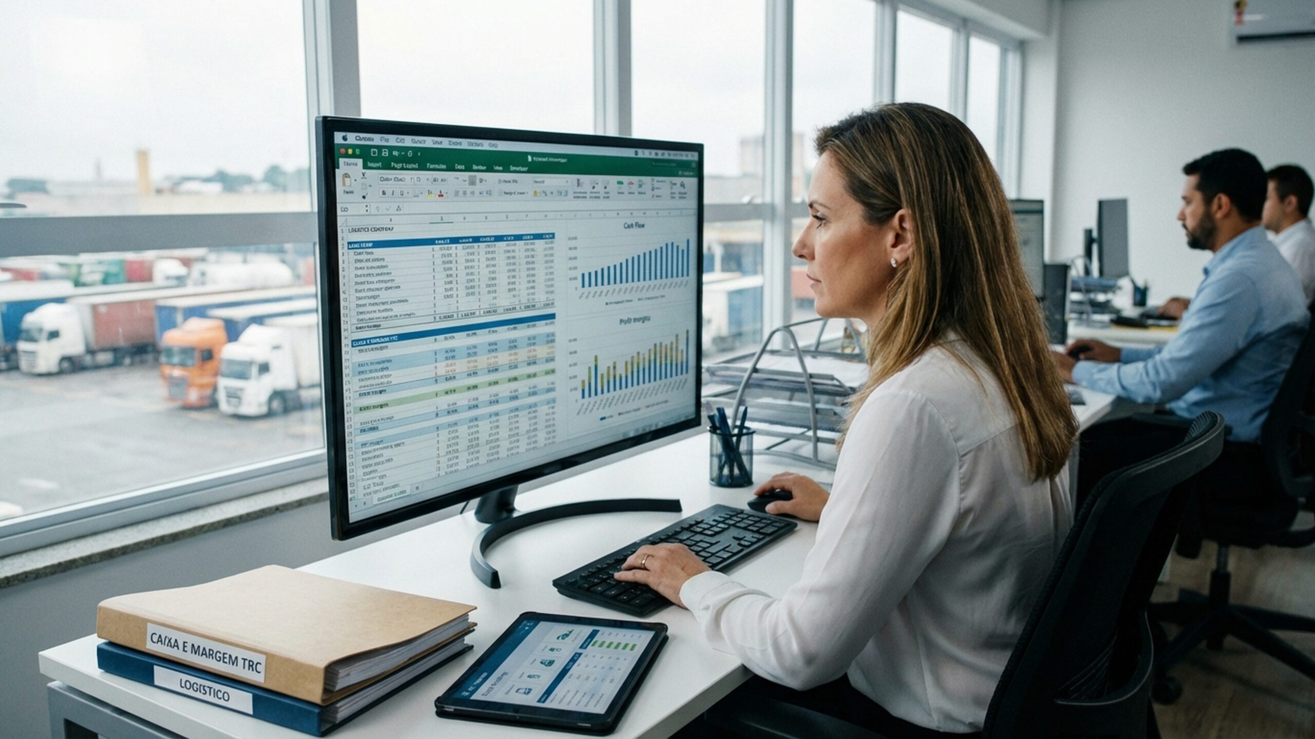 Controle financeiro para transportadora: como organizar caixa e margem no TRC para transportadoras