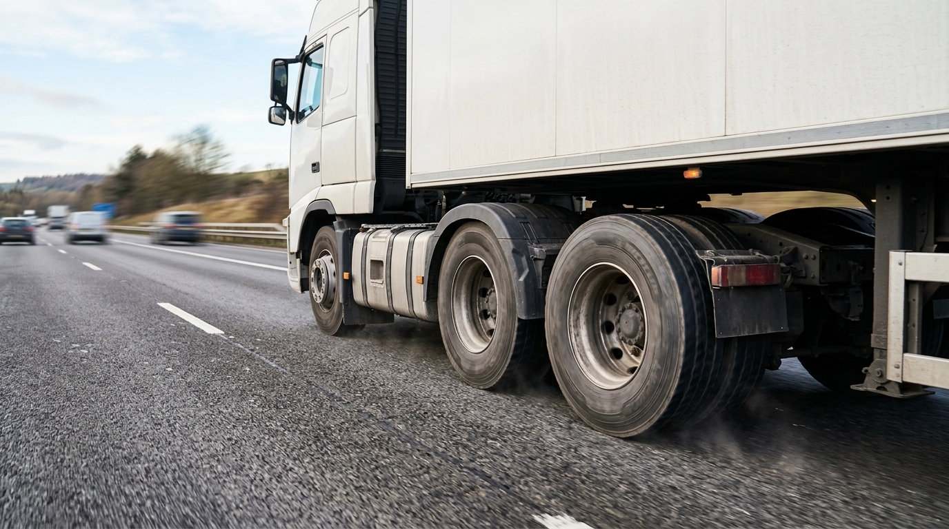 Desgaste dos pneus com velocidade na operação da transportadora