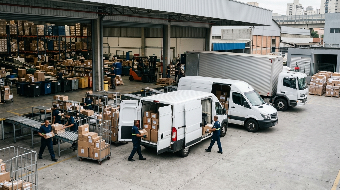 Hub de entrega e crescimento do e-commerce na logística de última milha