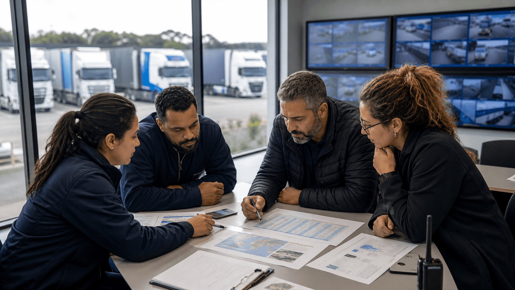 Equipe de transportadora define responsáveis e controles de conformidade