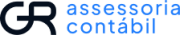 Logo GR Contábil Azul com Preto Logo GR Contábil Azul com Preto